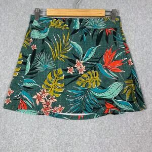 RipSkirt Hawaii Wrap Skirt Size XS Vintage Bali Jungle Length 1 Waist‎ Pocket